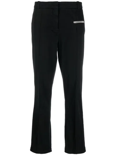 Fabiana Filippi Cropped Tailored Trousers In 黑色