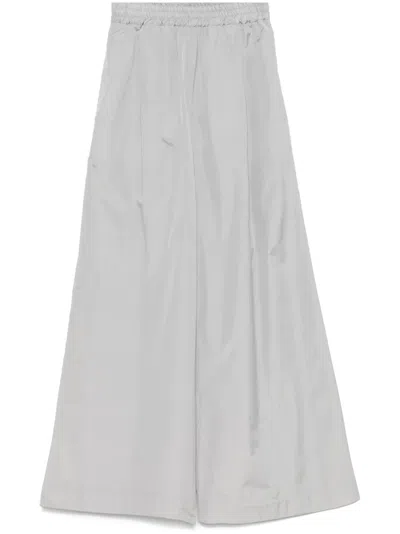Fabiana Filippi Cropped Trousers In Grey