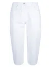 Fabiana Filippi Cropped Trousers In White