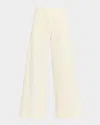 Fabiana Filippi Cropped Wide-leg Cotton Gabardine Trousers