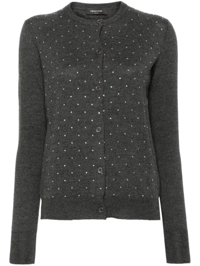 FABIANA FILIPPI CRYSTAL-EMBELLISHED CARDIGAN