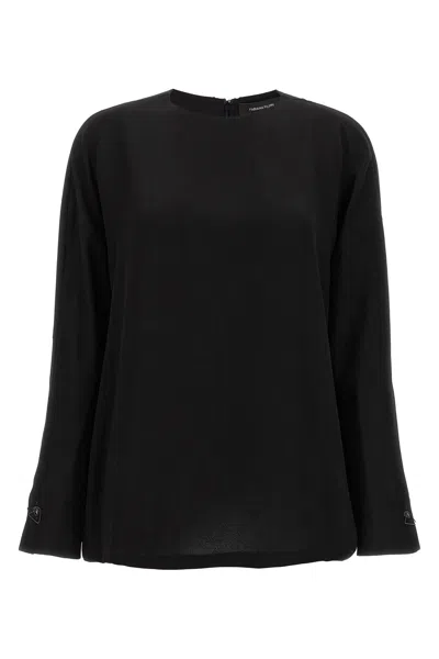 FABIANA FILIPPI FABIANA FILIPPI CUFFLINKS DETAIL BLOUSE