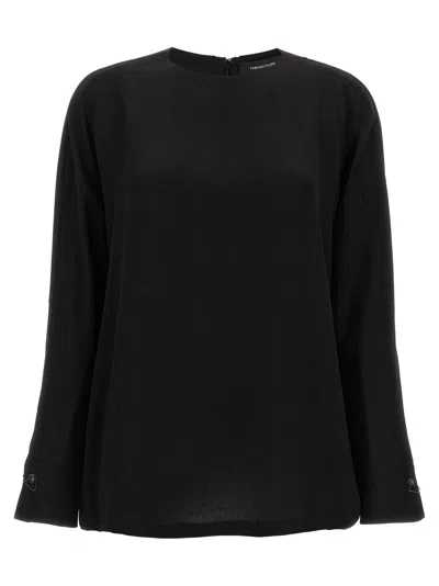 Fabiana Filippi Cufflinks Detail Blouse In Black
