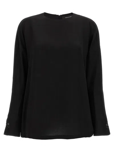 Fabiana Filippi Cufflinks Detail Blouse Shirt And Blouse Black