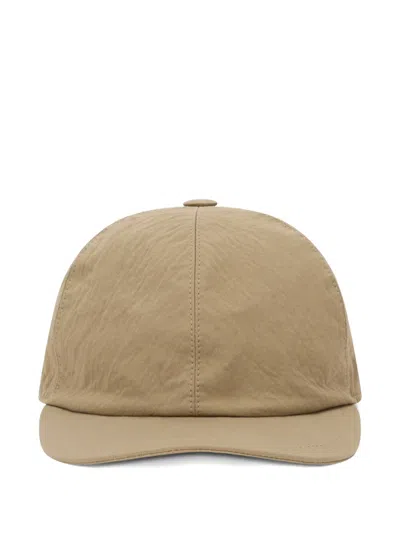 Fabiana Filippi Curved Cap In Brown