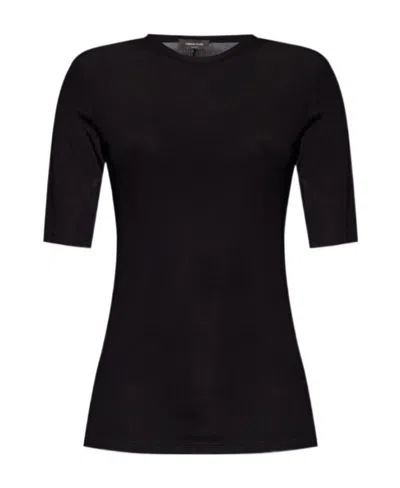 FABIANA FILIPPI CUT-OUT FINE-RIBBED T-SHIRT