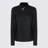 Fabiana Filippi Dark Grey Wool Shirt In Black