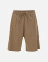 Fabiana Filippi Stretch Viscose And Linen Shorts