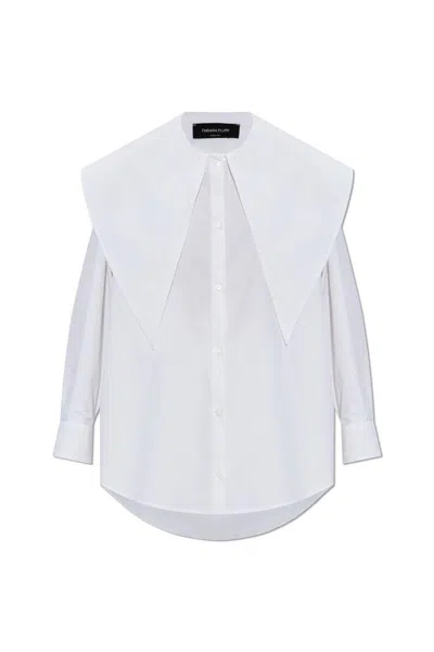FABIANA FILIPPI DECORATIVE COLLAR LONG SLEEVED SHIRT