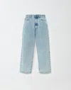 Fabiana Filippi Denim Trousers In Blue