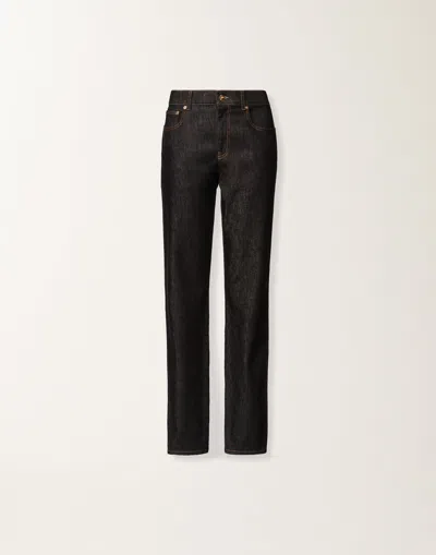 Fabiana Filippi Denim Trousers In Black