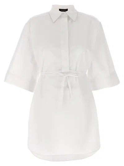 FABIANA FILIPPI DIAMOND THREAD COTTON POPLIN TUNIC