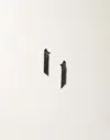 Fabiana Filippi Diamond Wire Fringe Earrings In Black