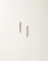 Fabiana Filippi Diamond Wire Fringed Earrings In Silver
