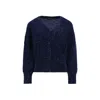 Fabiana Filippi Sequined Embroidered Cardigan In Blue