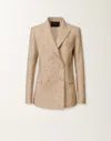 Fabiana Filippi Double-breasted Jacket In Buttoned Tailoring