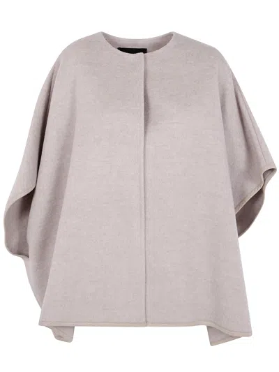 FABIANA FILIPPI FABIANA FILIPPI DOUBLE CAPE WIHT DETAIL