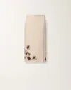 Fabiana Filippi Double Wool Skirt In Neutral