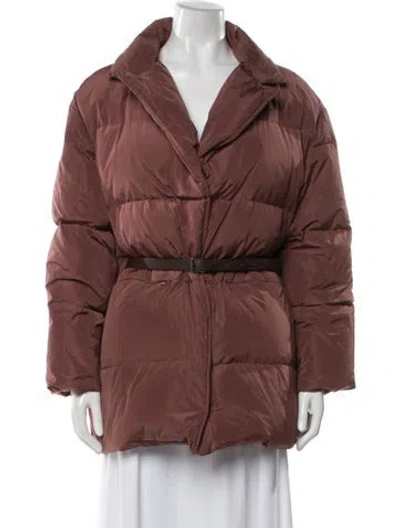 Pre-owned Fabiana Filippi Down Jacket In Pink