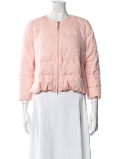 Pre-owned Fabiana Filippi Down Jacket In Pink