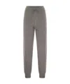 Fabiana Filippi Women's Wool-blend Jogging Trousers In Gray