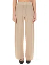 Fabiana Filippi Drawstring Casual Pants In Nude