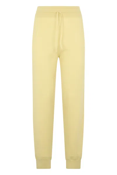 Fabiana Filippi Drawstring Casual Pants In Yellow