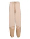 Fabiana Filippi Drawstring Embellished Track Pants In Brown