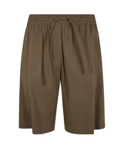 Fabiana Filippi Drawstring Shorts In Taupe
