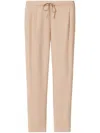 Fabiana Filippi Light Brown Bead-detail Trousers In Pink