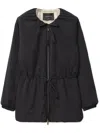 Fabiana Filippi Drawstring-waist Jacket In Black