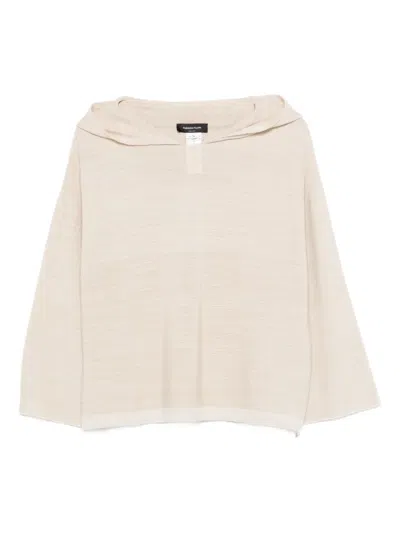 Fabiana Filippi Drawstrings-hem Sweater In Neutral