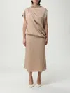 Fabiana Filippi Dress  Woman Color Beige In Neutral