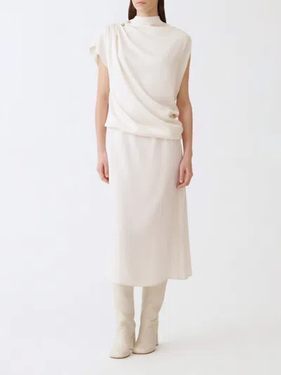 Fabiana Filippi Dress  Woman Color Butter In Neutral