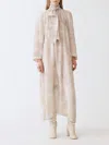 Fabiana Filippi Midikleid Mit Abstraktem Print In Neutral