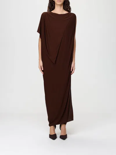Fabiana Filippi Dress  Woman Color Ebony In Brown