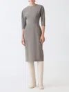 Fabiana Filippi Dress  Woman Color Grey In Gray