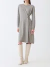 Fabiana Filippi Dress  Woman Color Grey In Gray