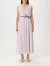 Fabiana Filippi Dress  Woman Color Lilac In Lilac