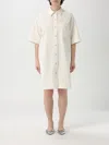 Fabiana Filippi Chain-trim Cotton Gabardine Shirtdress In White