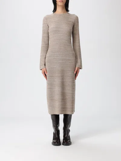 Fabiana Filippi Dress  Woman Color White In Brown