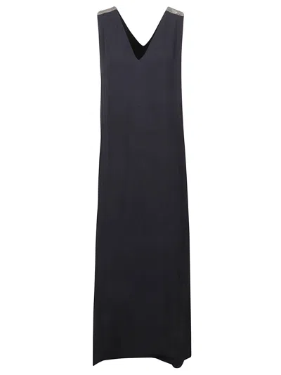 Fabiana Filippi Dress In Ink Blue