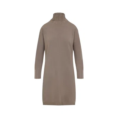 Fabiana Filippi Knit Midi Dress In Brown