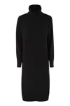 Fabiana Filippi Women's High Neck Dress With Sequins In Black