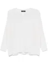 Fabiana Filippi Drop-shoulder Sweater In White