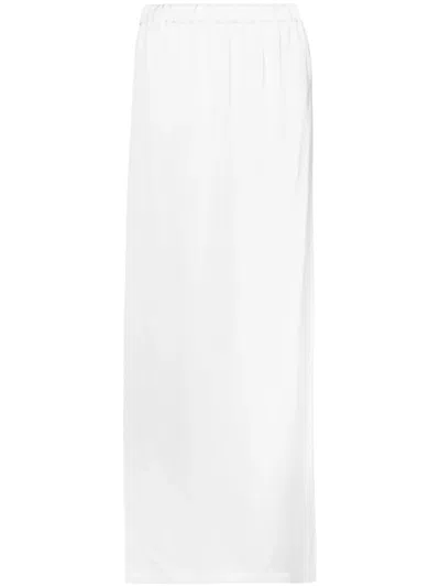 Fabiana Filippi Duchess-satin Maxi Skirt In White