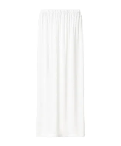 Fabiana Filippi Duchess-satin Maxi Skirt In White