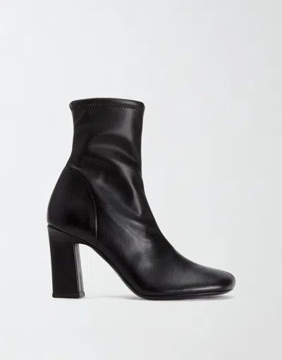 Fabiana Filippi Eco Leather Ankle Boots In Black
