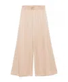 Fabiana Filippi Wide-leg Trousers Elasticated Waist In Pink