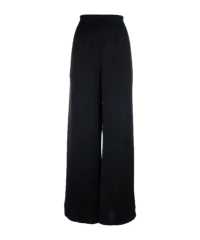 Fabiana Filippi Elastic Waist Casual Pants In Black